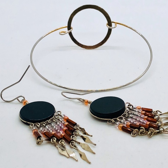 Vintage Southwestern Earrings & Dainty Bracelet - Picture 6 of 13